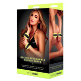 Indulge in Sensual Bliss - Glow Deluxe Detachable Buckle Cuffs Cuffs and Restraints