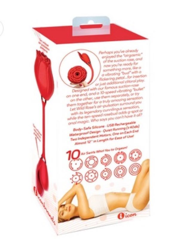 Indulge in Blissful Ecstasy - Wild Rose Air Pulse Vibe Clit Ticklers and Pulsators