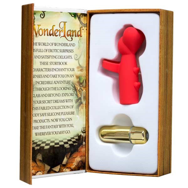 Doc Johnson Wonderland The Heavenly Hart Mini Massagers Finger and Tongue Vibrators
