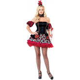 Wonderland Queen Costume Fancy Dress Ups