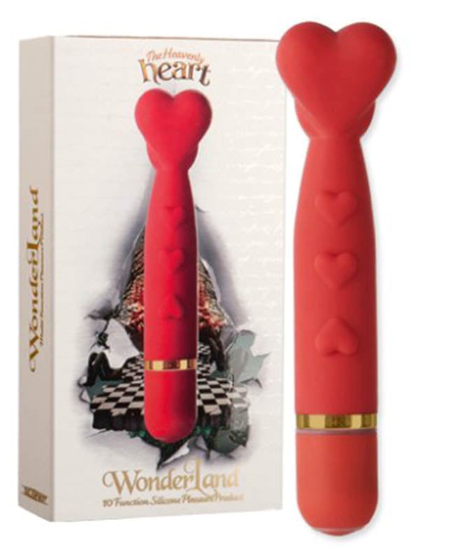 Doc Johnson Wonderland The Heavenly Heart Adult Massager Clit Ticklers and Pulsators