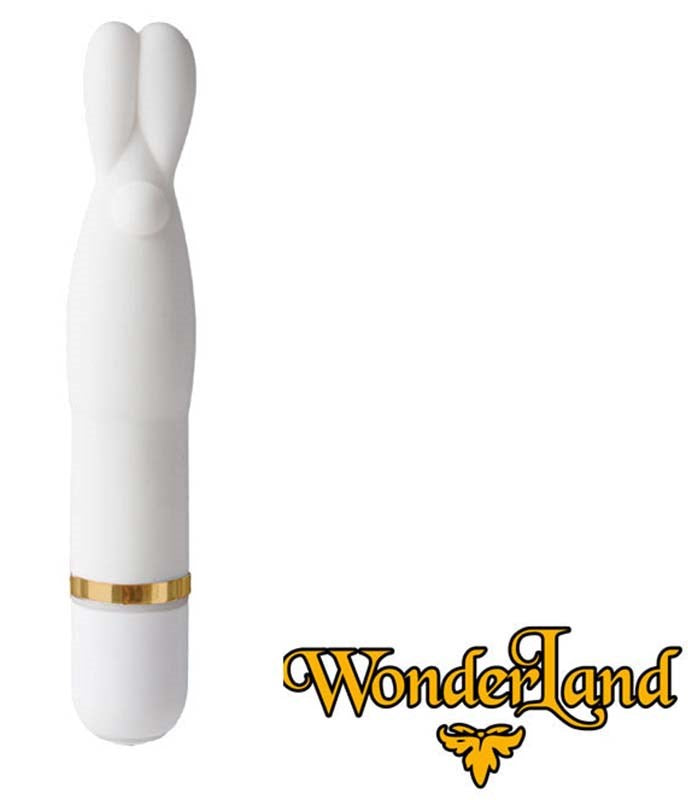 Doc Johnson Wonderland The White Wabbit Silicone Massager Pussy And Clit Toys