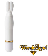Doc Johnson Wonderland The White Wabbit Silicone Massager Pussy And Clit Toys
