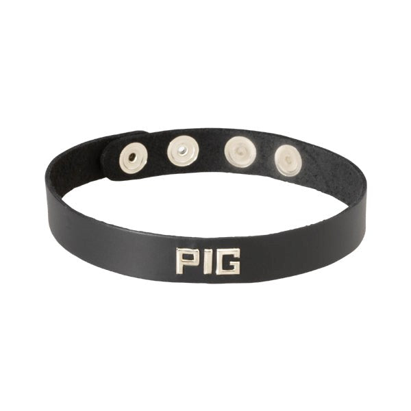 Wordband Collar - PIG Fancy Dress Ups