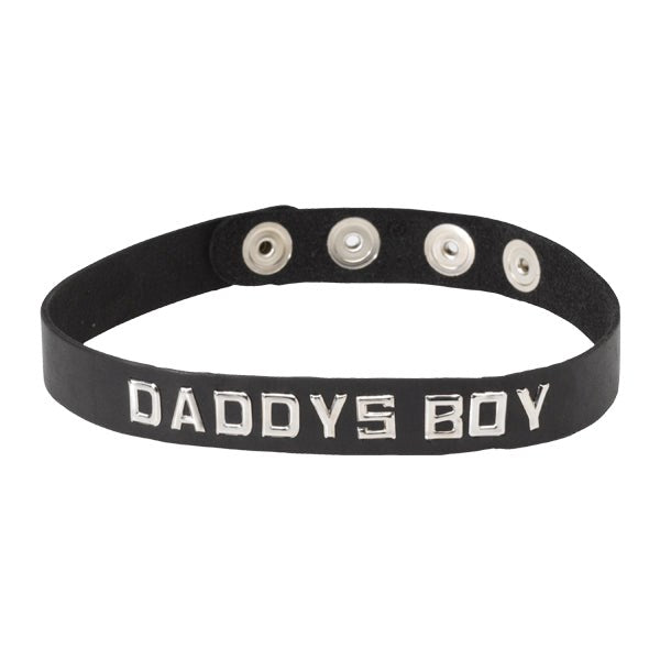 Wordband Collar DADDYS BOY Collars and Leads
