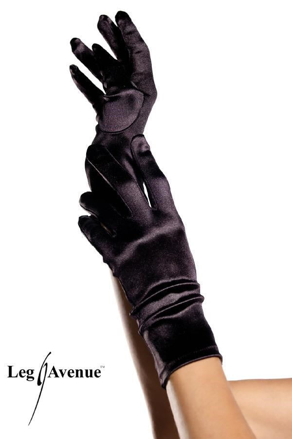 Wrist Length Satin Gloves Fancy Dress Ups