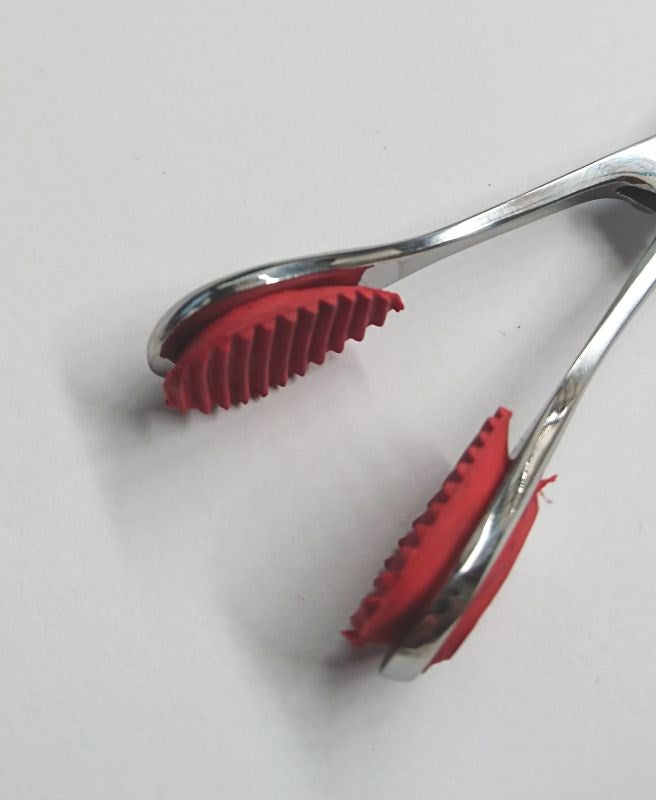 Young Tongue forceps with Curved Handle 17cm Dental and Clinical