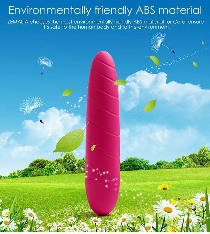 Zemalia Coral Wand - 5 Vibrating Modes, Eco-Friendly Bliss G-Spot Vibrators