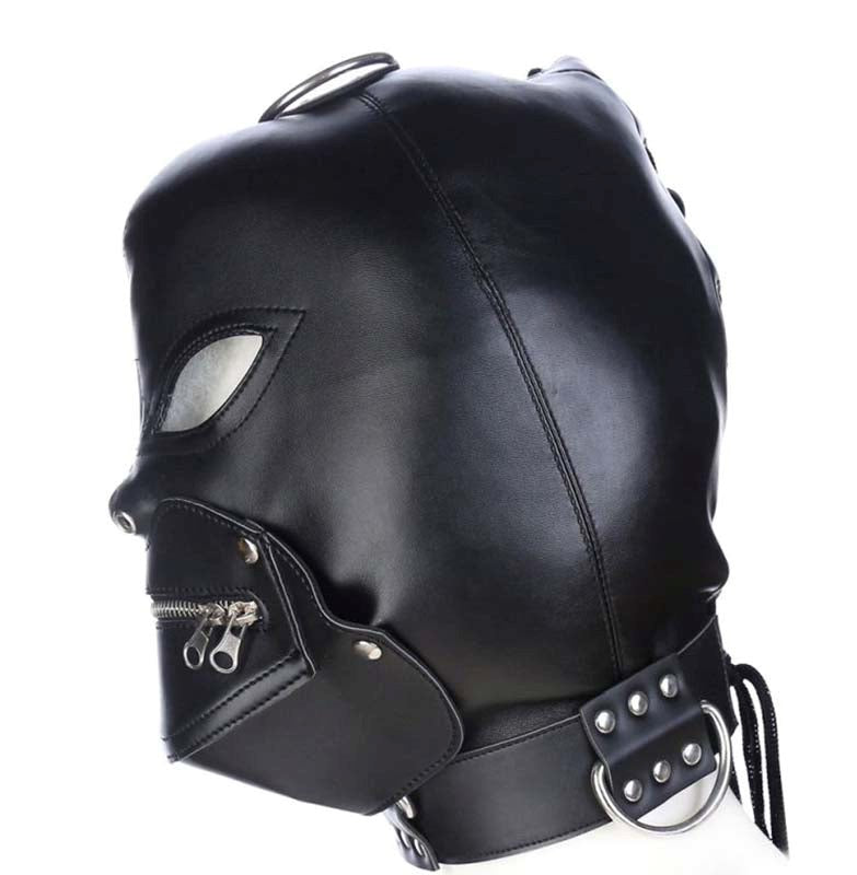 BDStyle Zipper Mouth Bondage Experience Bondage Hoods