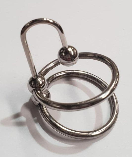 Dual Glans Rings for Powerful BDSM Sensation Play Penis Plugs