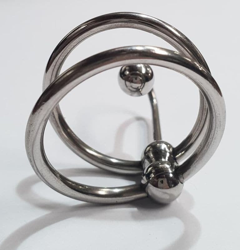 Dual Glans Rings for Powerful BDSM Sensation Play Penis Plugs