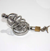 Instituted Cock Cage & Penis Plug Small Male Chastity