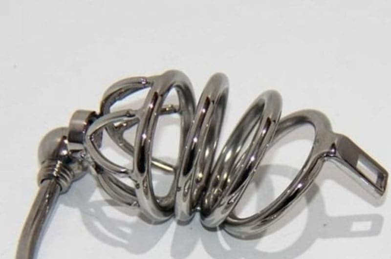 Instituted Cock Cage & Penis Plug Small Male Chastity