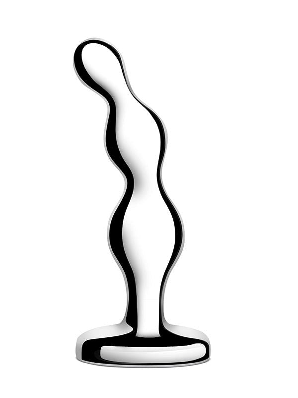 B-Vibe Premium Stainless Steel Anal Beads - Intense Stimulation Anal Beads and Balls