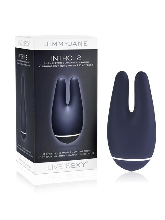Jimmyjane INTRO 2 Dual Motor Silicone Clitoral Vibrator - Silicone Vibrators