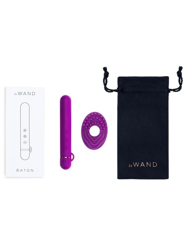 Le Wand Chrome Baton - Rechargeable Vibrating Massager for Pleasure Seekers Bullet Vibrators