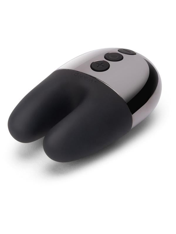 Le Wand Chrome Mini Double Vibrator - Discreet Dual Stimulation Rabbit Vibrators