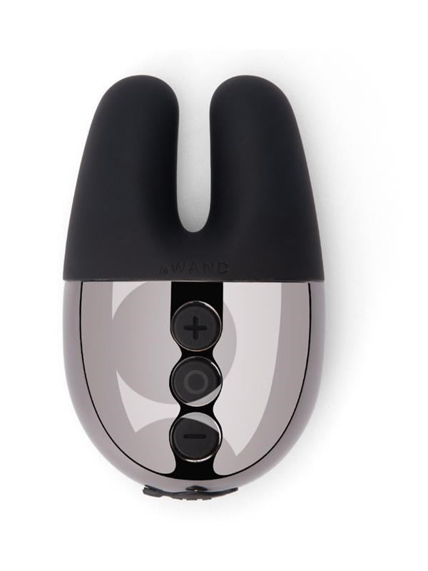 Le Wand Chrome Mini Double Vibrator - Discreet Dual Stimulation Rabbit Vibrators