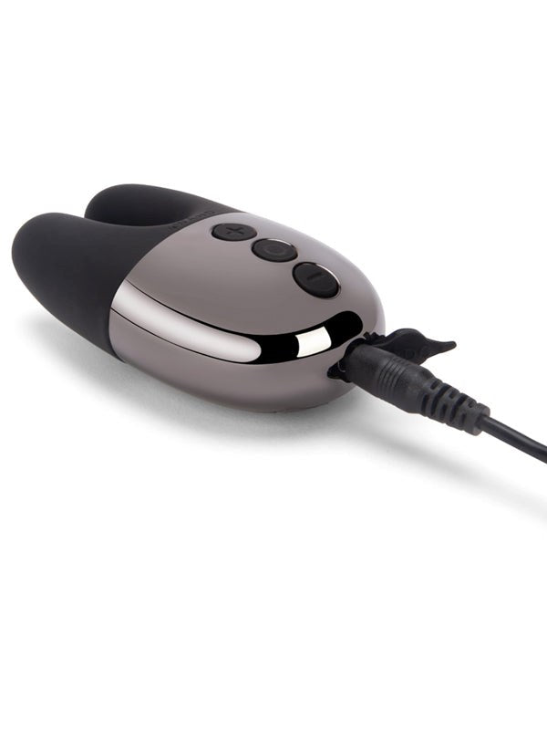 Le Wand Chrome Mini Double Vibrator - Discreet Dual Stimulation Rabbit Vibrators