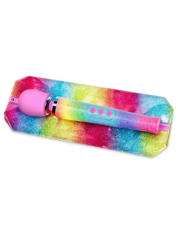 Le Wand Rainbow Ombre Vibrating Body Wand Massager Body Wands