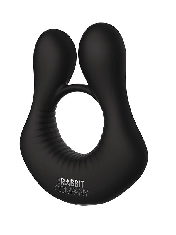 The Rabbit Company's Deluxe Vibrating Silicone Pleasure Ring Silicone Cock Rings