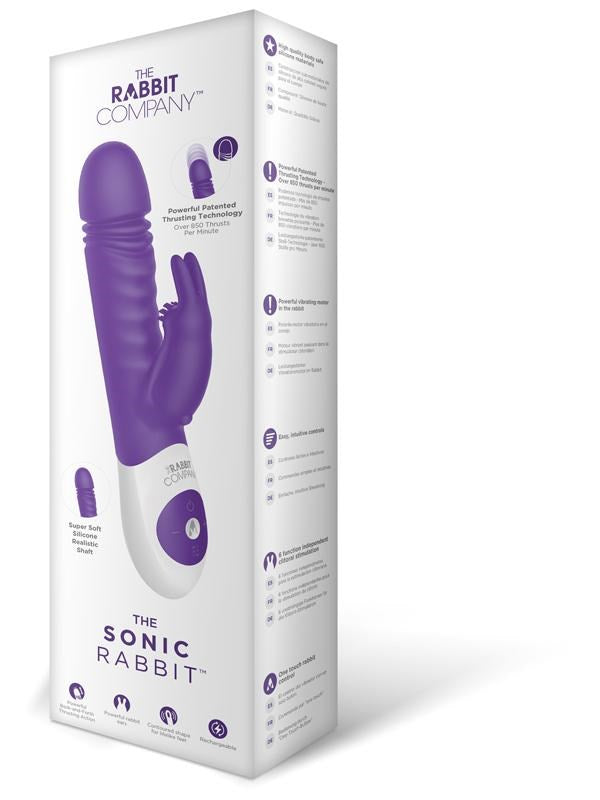 The Rabbit Company's Dual Stimulation Sonic Massager Rabbit Vibrators