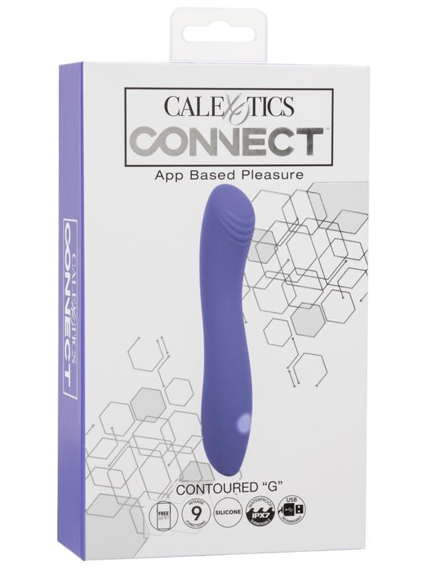 CalExotics Connect Contoured - G App Controlled Massager G-Spot Vibrators