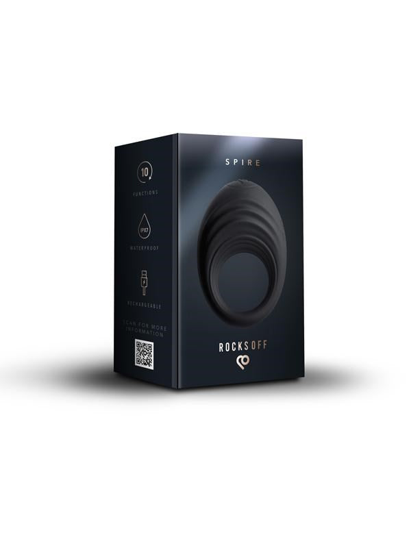 Spire Vibrating Liquid Silicone Cock Ring - Vibrating Cock Rings