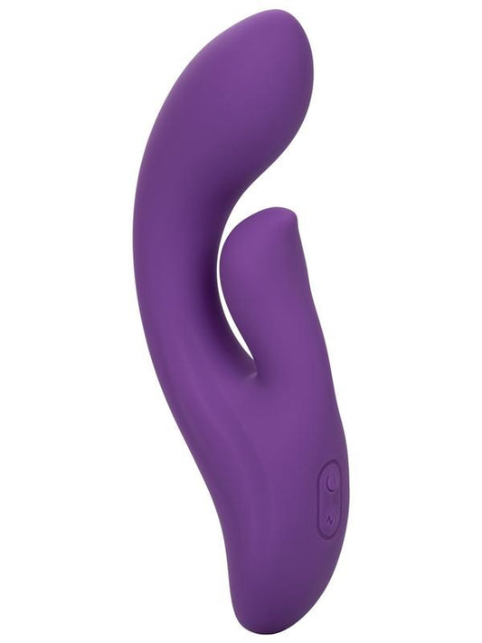 Stella Liquid Silicone Dual Pleaser Rechargeable Rabbit Massager - Rabbit Vibrators