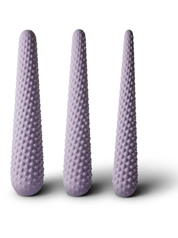 Rocks Off Unite - Textured Silicone Dilator Set for Gradual Progression Love Eggs and Kegel Exercisers
