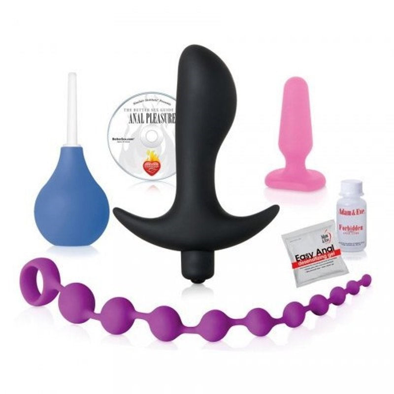 Adam & Eve Silicone Couple's Backdoor Pleasure Kit Sex Kits