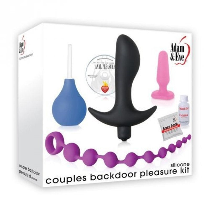 Adam & Eve Silicone Couple's Backdoor Pleasure Kit Sex Kits