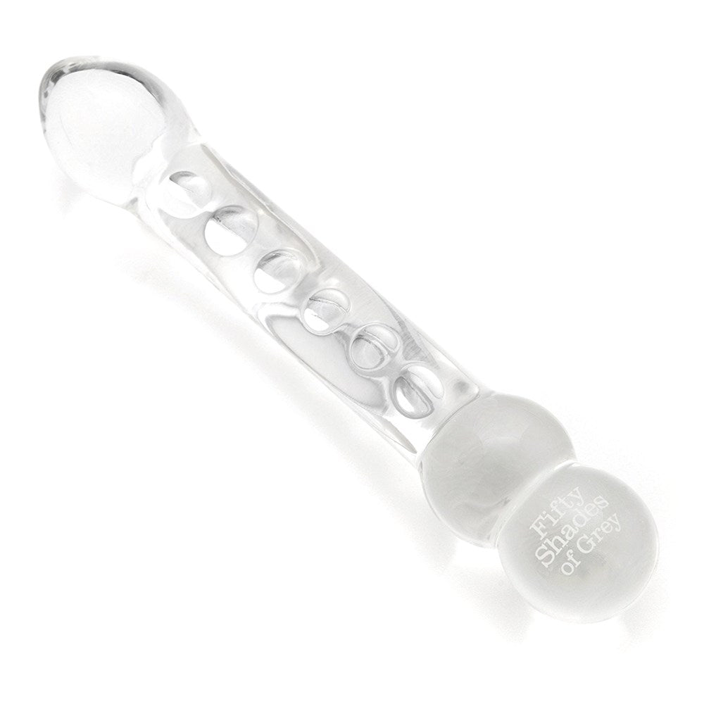 Drive Me Crazy Glass Massage Wand Glass Sex Toys