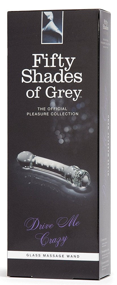 Drive Me Crazy Glass Massage Wand Glass Sex Toys