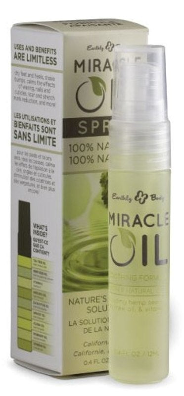 Earthly Body Miracle Oil Spray 12 ml Bath and Intimate Fragrances