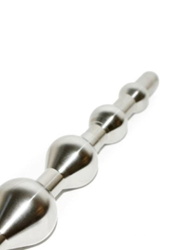 Five Stage Bulbed Steel Sex Probe Anal Beads and Balls