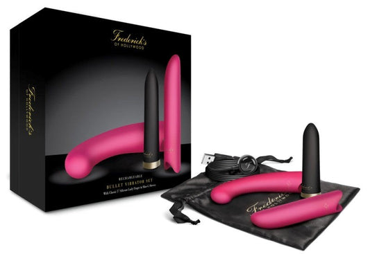 Fredericks Of Hollywood Rechargeable Bullet Vibrator Set - Sex Kits