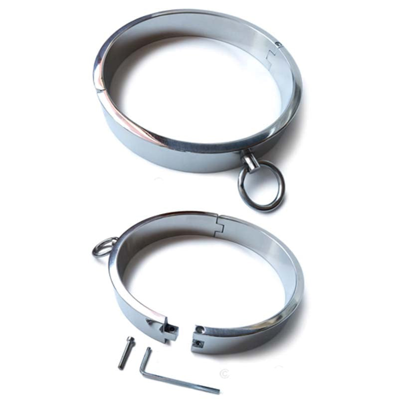 Heavy Stainless Steel Collar XL Steel Sex Toys