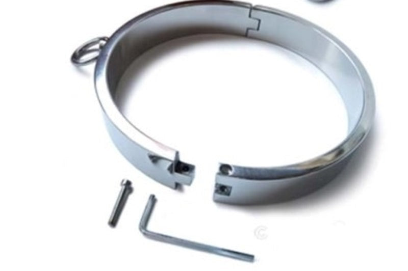 Heavy Stainless Steel Collar XL Steel Sex Toys