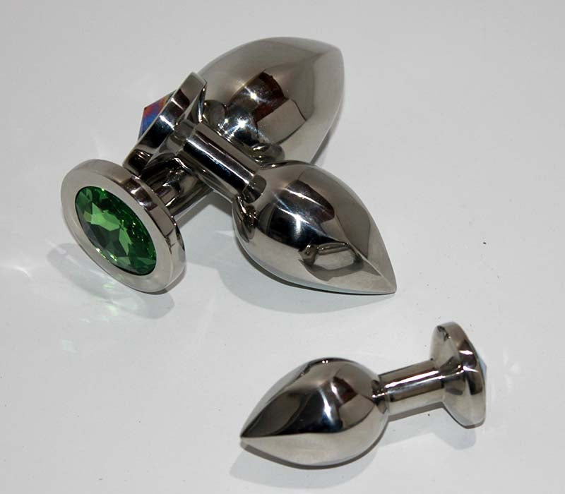 Helix Jewelled Medium Anal Plug Rose Quartz Steel Sex Toys