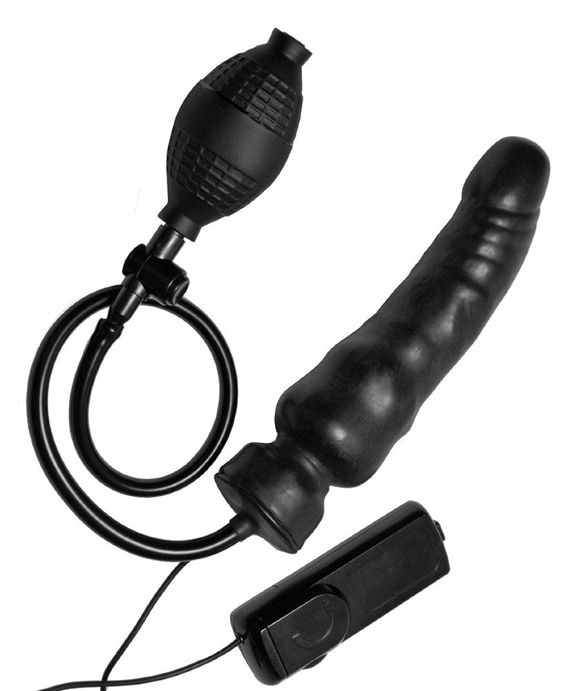 Ravage Inflatable Vibrating Cock - Grow and Thrill Your Senses Realistic Dildos