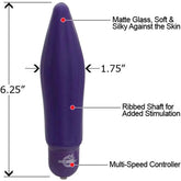 Doc Johnson Reflections ECSTASY Adult Glass Vibrator Glass Sex Toys
