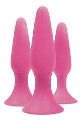 NS Novelties Sliders Anal Training Kit - Smooth Silicone Plugs for Beginners Sex Kits