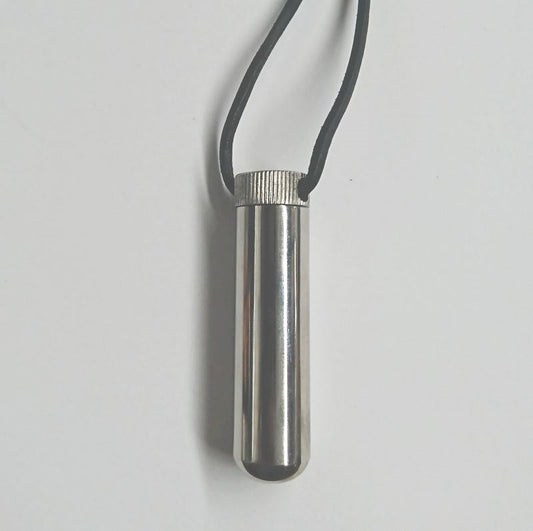 Steel Inhaler on BDSM Play Leather Cord Steel Sex Toys