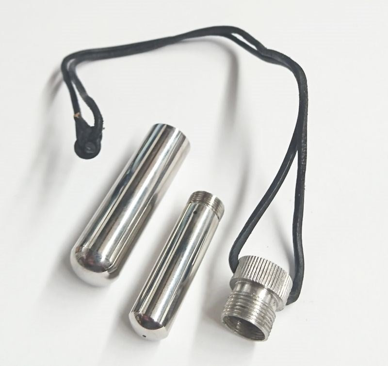 Steel Inhaler on BDSM Play Leather Cord Steel Sex Toys
