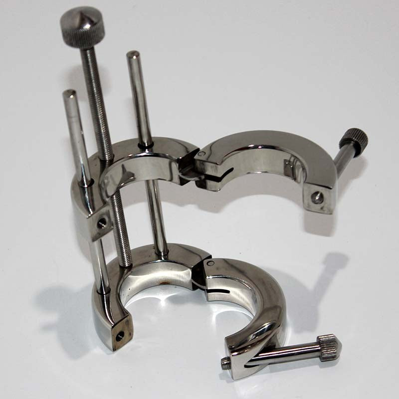 Torture Well Ball Stretcher Steel Sex Toys