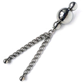 Triple Kegel Ball With Twin Chains Steel Sex Toys