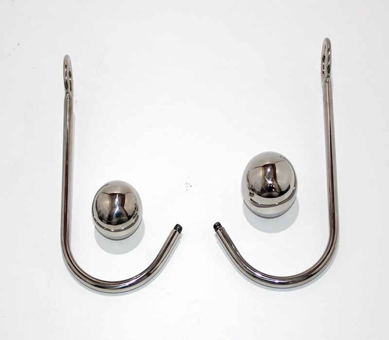 Well Hung Steel Anal Hook Anal Beads and Balls