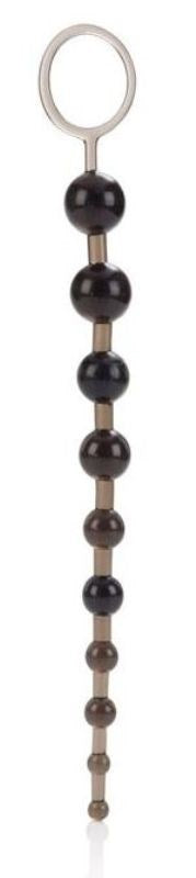 X-10 Beads Black Anal Beads and Balls