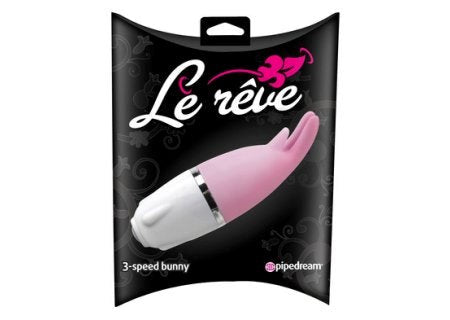 Le Reve 3-Speed Bunny Ears Clitoral Vibrator Clit Ticklers and Pulsators